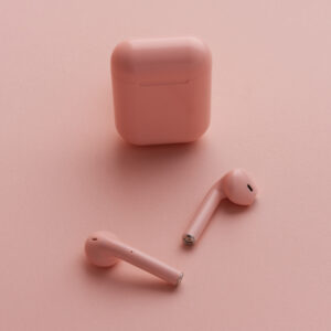Pink- wireless earbuds